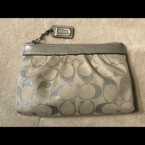Coach clutch / makeup bag